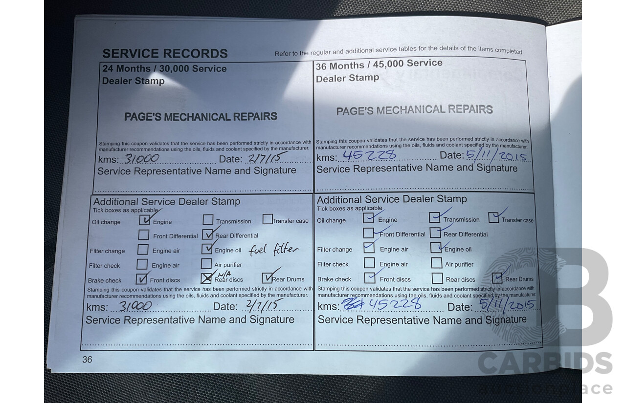 4/2014 Mitsubishi Triton GLX-R (4x4) MN MY15 Double Cab Utility Black Pearl Turbo Diesel 2.5L