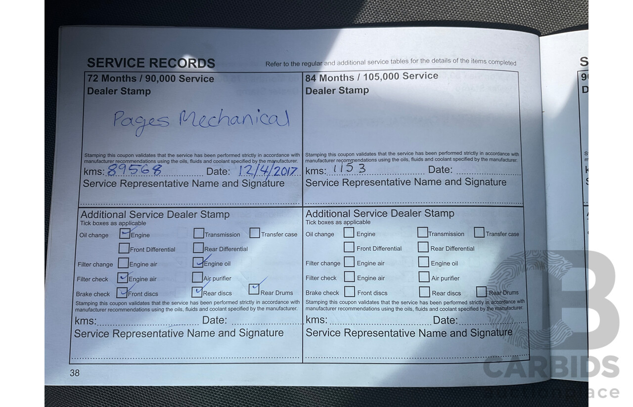 4/2014 Mitsubishi Triton GLX-R (4x4) MN MY15 Double Cab Utility Black Pearl Turbo Diesel 2.5L