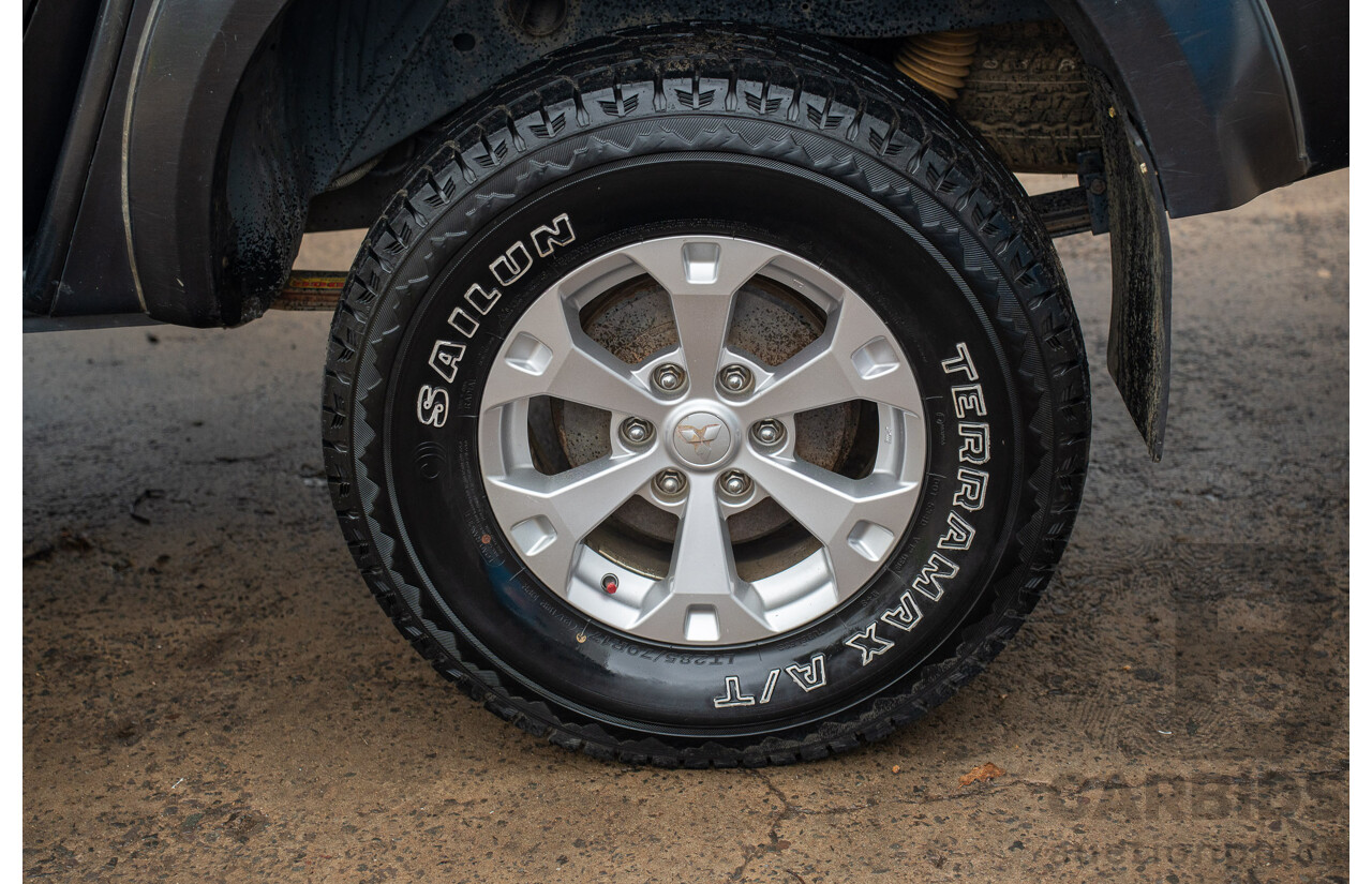 4/2014 Mitsubishi Triton GLX-R (4x4) MN MY15 Double Cab Utility Black Pearl Turbo Diesel 2.5L