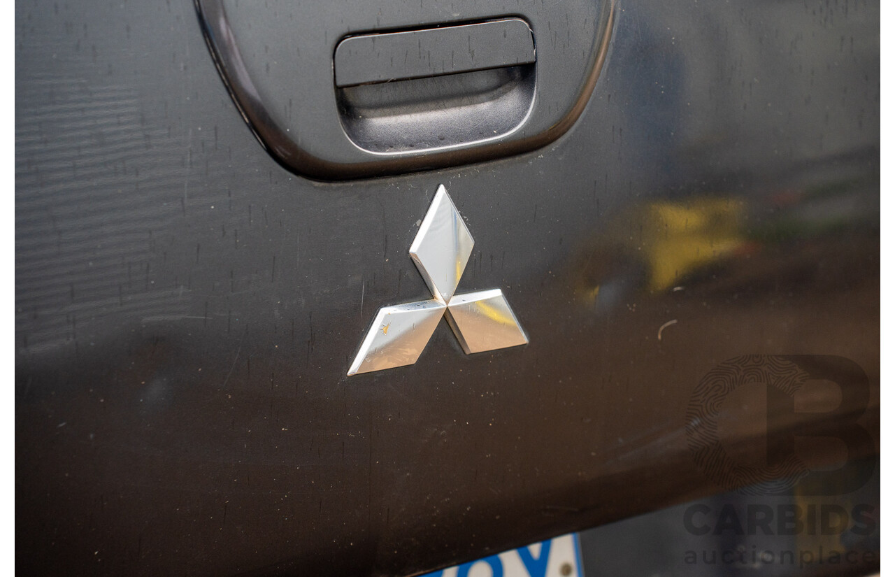 4/2014 Mitsubishi Triton GLX-R (4x4) MN MY15 Double Cab Utility Black Pearl Turbo Diesel 2.5L