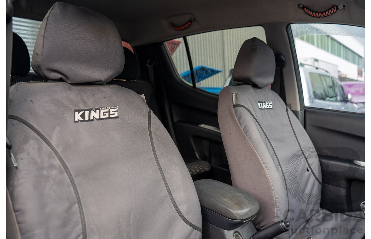 4/2014 Mitsubishi Triton GLX-R (4x4) MN MY15 Double Cab Utility Black Pearl Turbo Diesel 2.5L