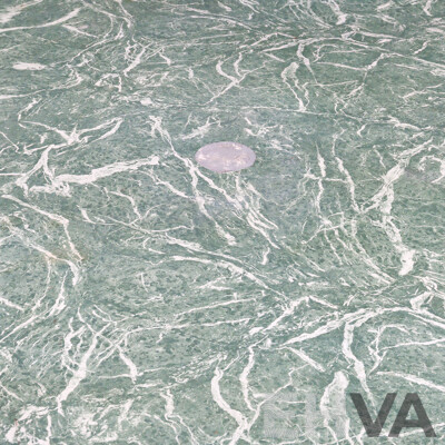 Formica Top Kitchen Table with Aluminium Pipe Base by Warren McArthur