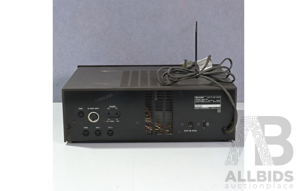Sharp Stereo SM 1266 H Amplifier