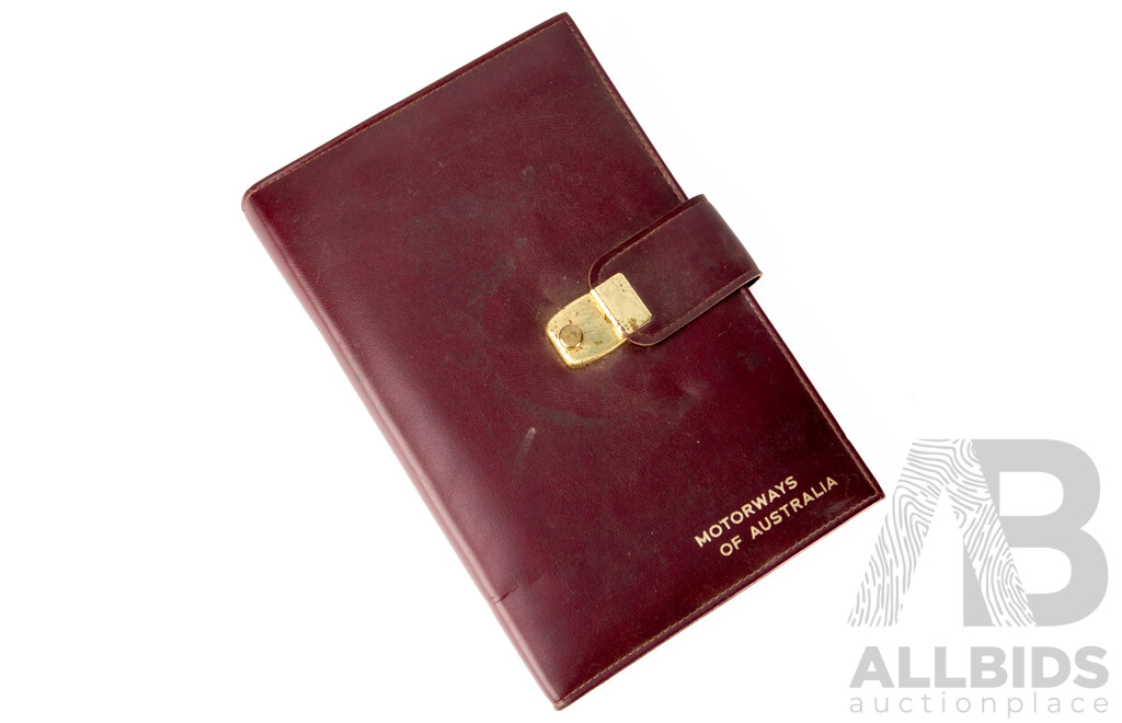 Vintage Map Booklet Containing Maps of Queensland, Tasmania, South Eastern Australia & Western Australia