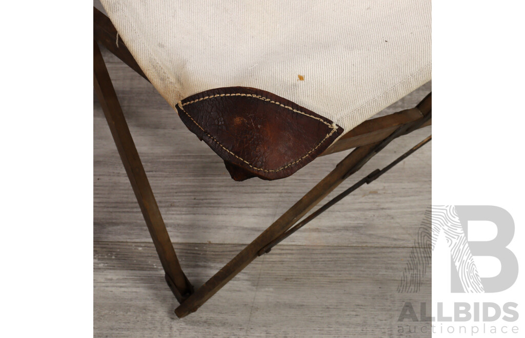 Vintage Timber Folding Deck Chair