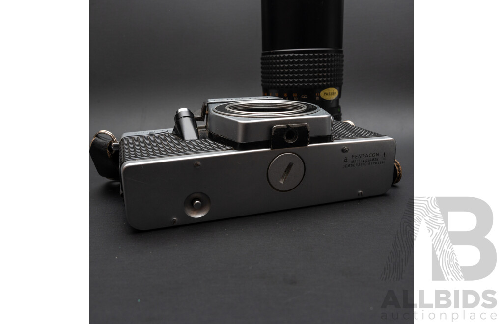 Olympus OM10 with a 50mm F/1.8 Lens and Praktica Super TL3 with Flexar Auto Zoom MC 80-200mm F/4.5 Lens