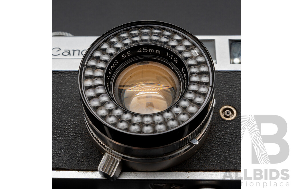 Lot of Four Vintage Cameras - Canonet, Kodak Disc 4000, Kodak Retinette