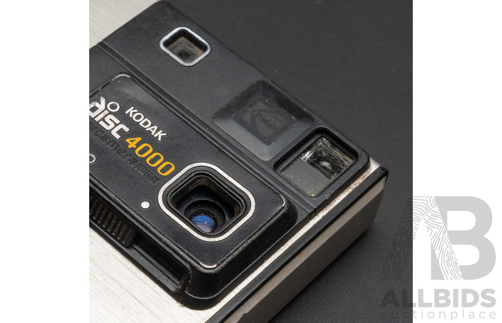 Lot of Four Vintage Cameras - Canonet, Kodak Disc 4000, Kodak Retinette