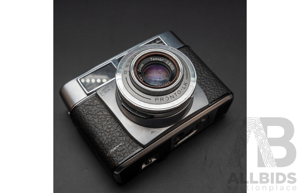 Lot of Three Ziess Ikon Cameras - Contessa LK, Colora and Nettar