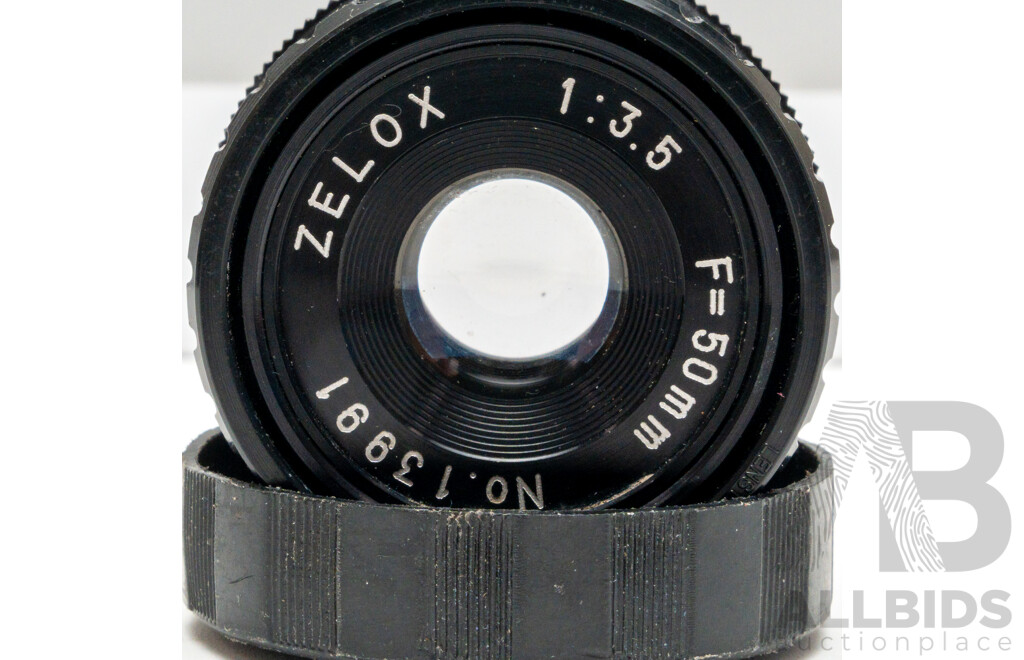 Film Lenses and Cinepress Automat Vintage Film Splicer