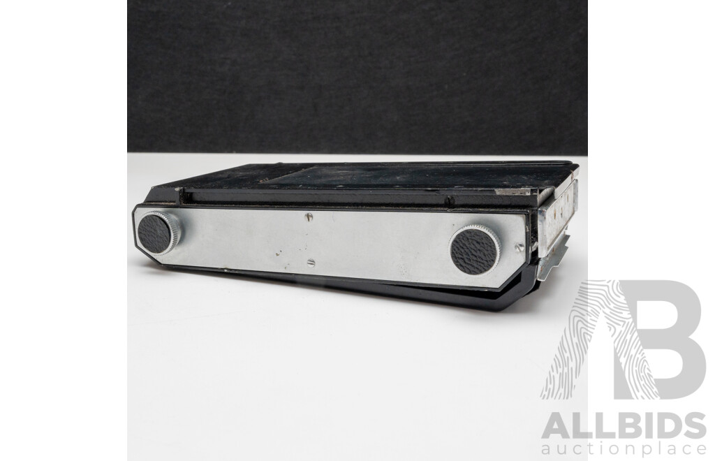 Vintage Medium and Large Format Photography Parts Bundle Including Roll Film Backs and Projection Lenses