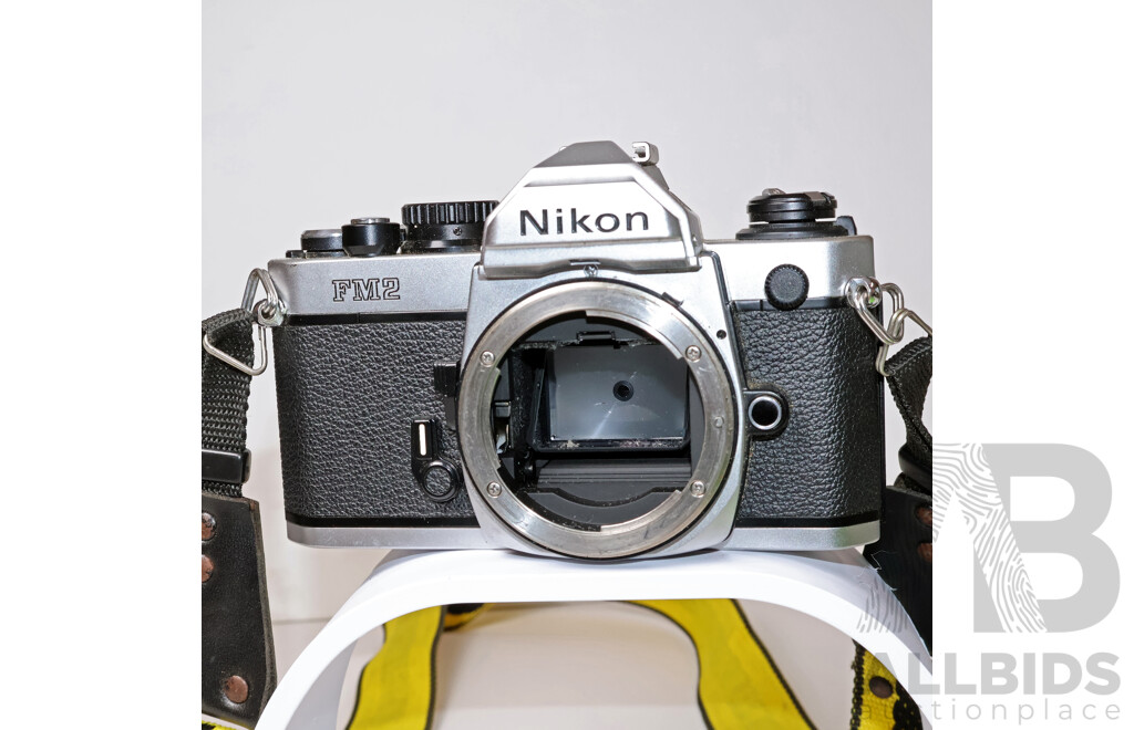 Nikon FM2n 35mm Film SLR Camera with Nikon Series E 50mm F/1.8 Lens & Promaster 7 Filter