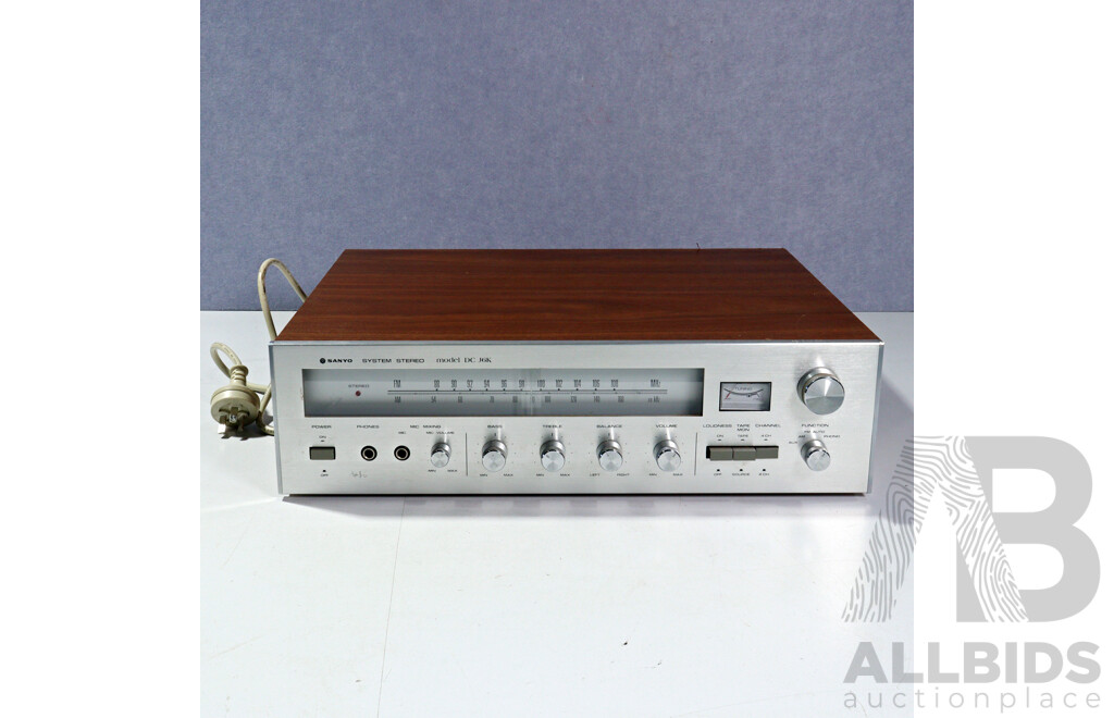 Vintage Sanyo System Stereo Model DC J6K Reciever