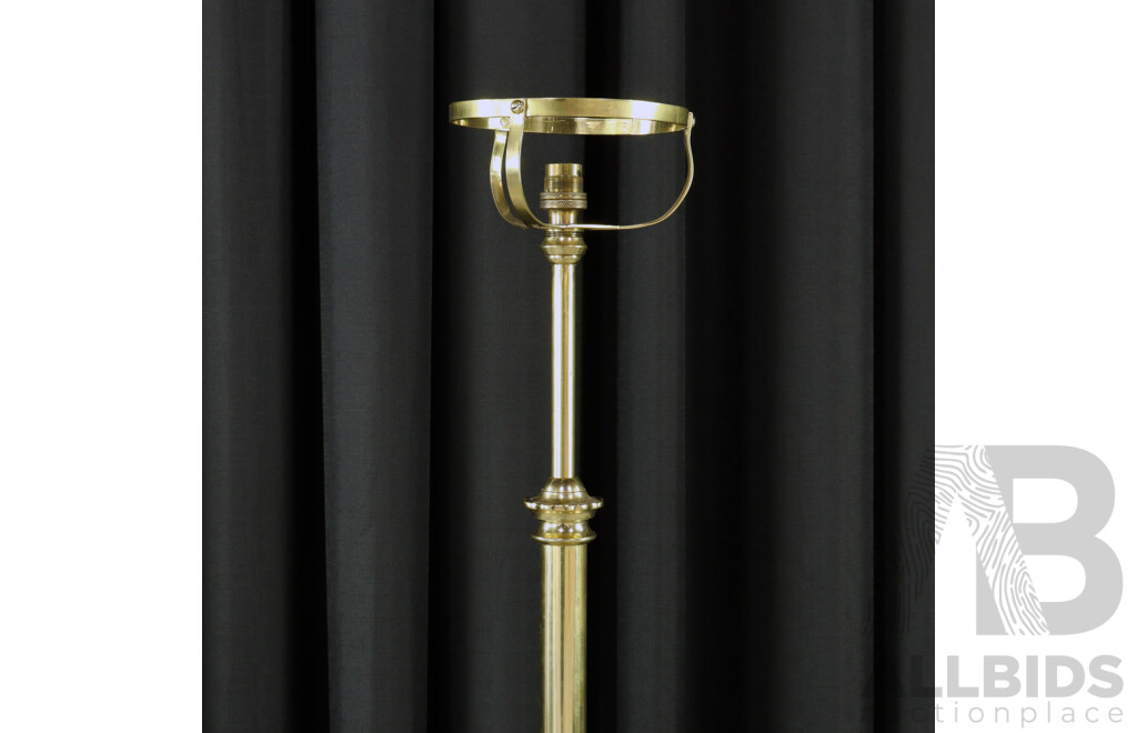 Vintage Brass Telescopic Floor Lamp