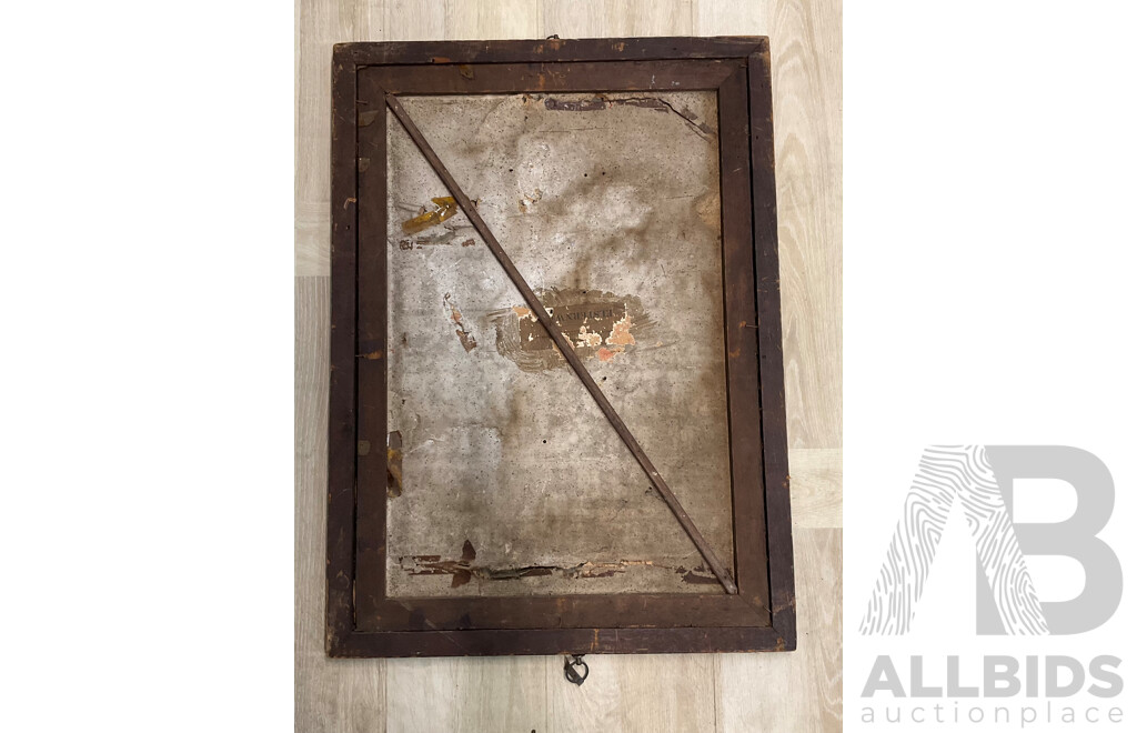 Original Pollack, Schmidt & Co.'s - La Silencieuse - Lock-Stitch Sewing Machine Poster, in Timber Frame (83x58cm)