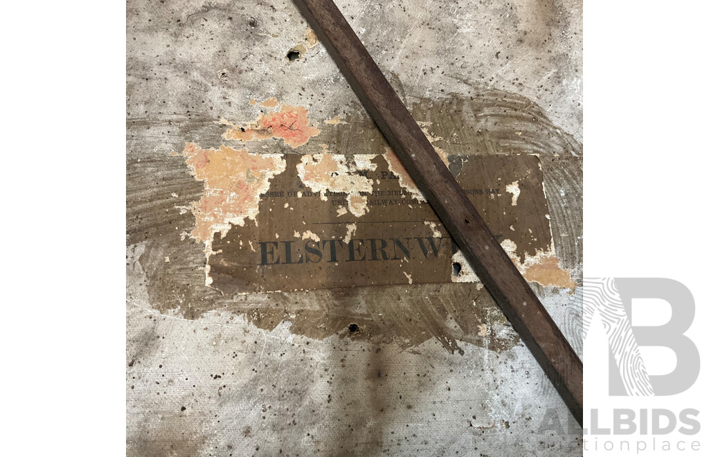 Original Pollack, Schmidt & Co.'s - La Silencieuse - Lock-Stitch Sewing Machine Poster, in Timber Frame (83x58cm)