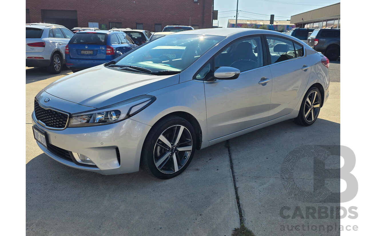 01/2018 Kia Cerato SPORT FWD YD 4D Sedan Silver 2.0L