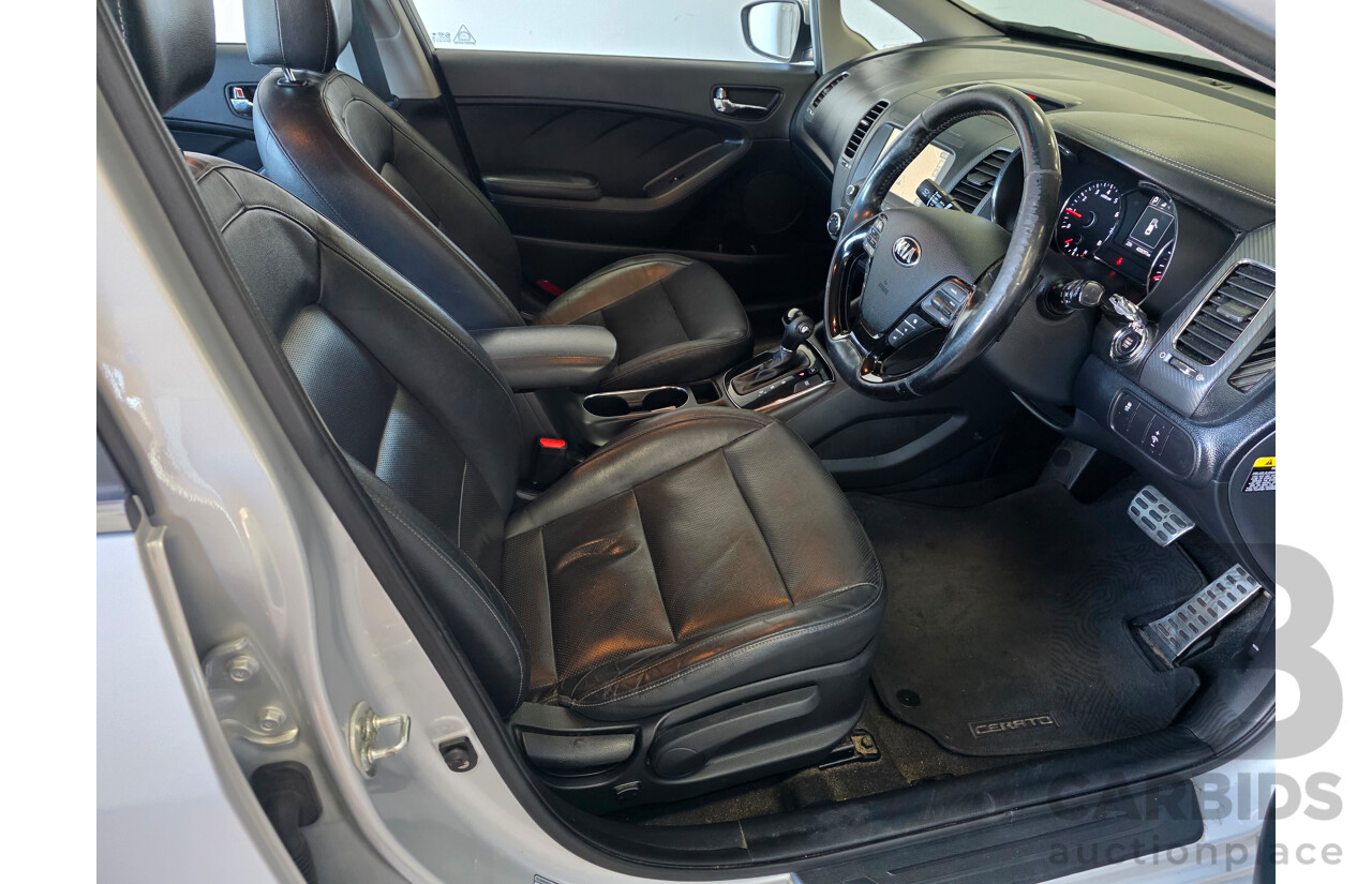 01/2018 Kia Cerato SPORT FWD YD 4D Sedan Silver 2.0L
