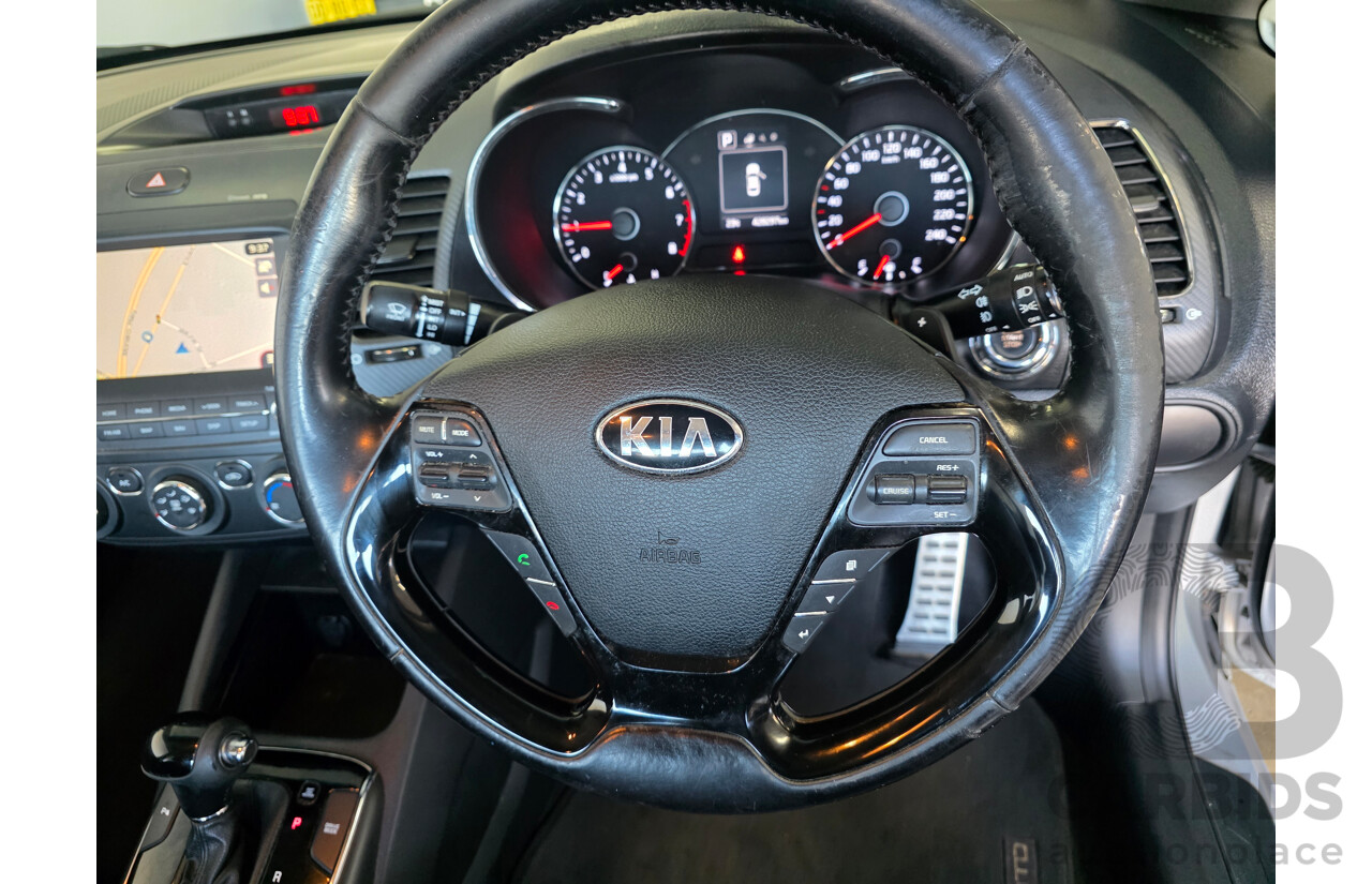 01/2018 Kia Cerato SPORT FWD YD 4D Sedan Silver 2.0L