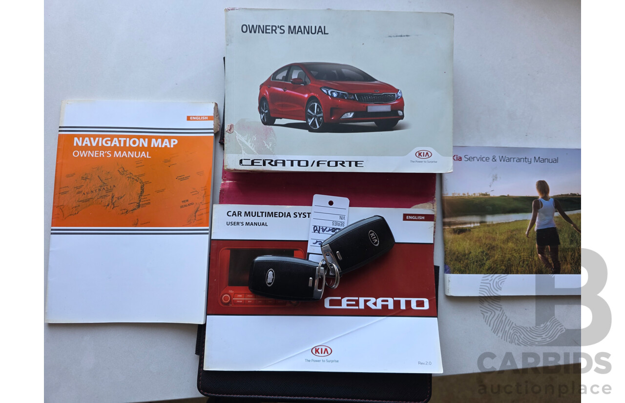 01/2018 Kia Cerato SPORT FWD YD 4D Sedan Silver 2.0L