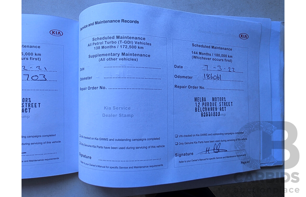 01/2018 Kia Cerato SPORT FWD YD 4D Sedan Silver 2.0L