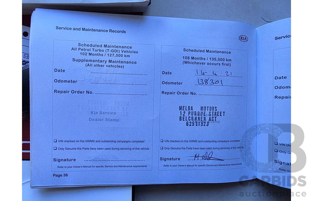 01/2018 Kia Cerato SPORT FWD YD 4D Sedan Silver 2.0L