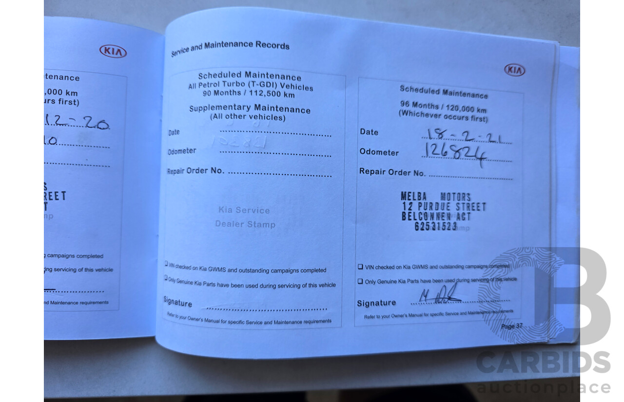 01/2018 Kia Cerato SPORT FWD YD 4D Sedan Silver 2.0L