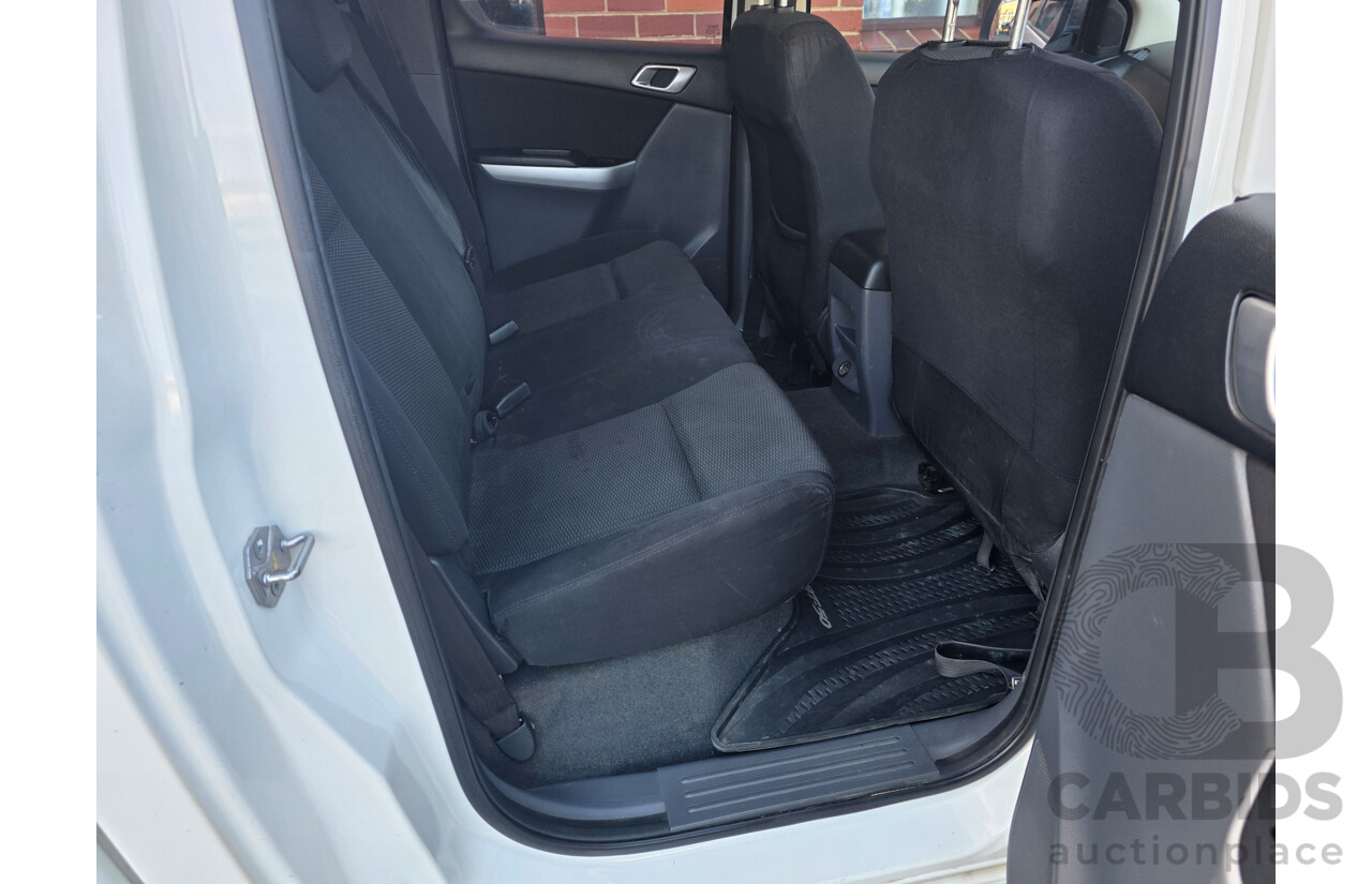 9/2011 Mazda Bt50 XTR (4x2)  Dual Cab Utility White Turbo Diesel 3.2L
