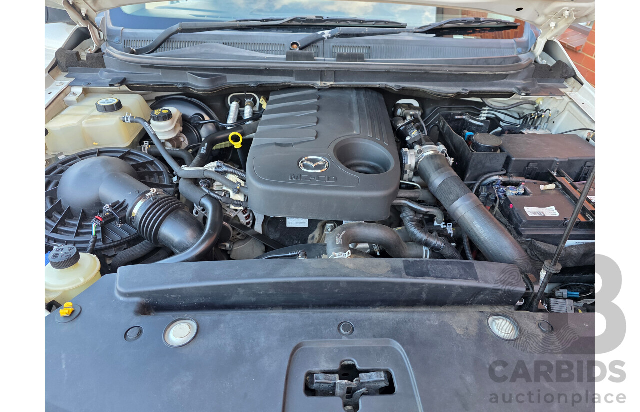 9/2011 Mazda Bt50 XTR (4x2)  Dual Cab Utility White Turbo Diesel 3.2L