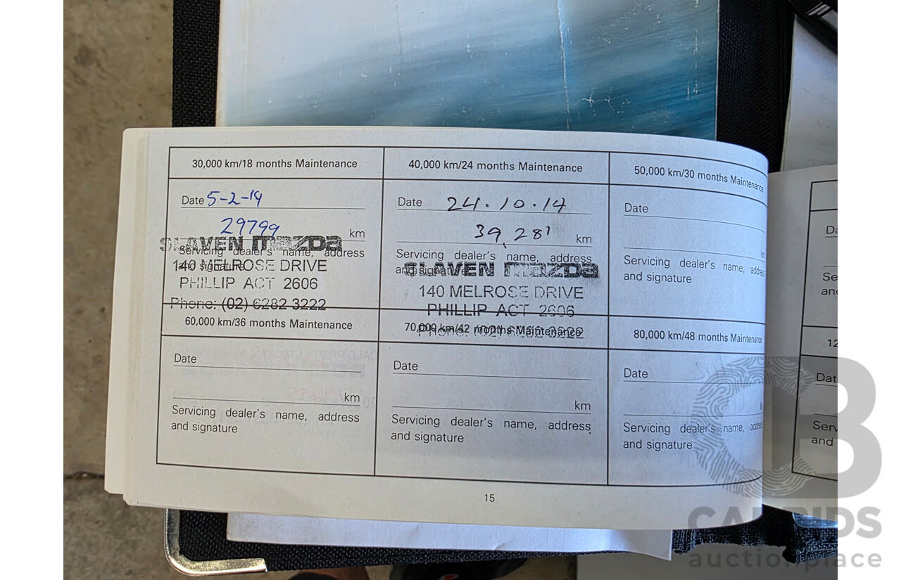 9/2011 Mazda Bt50 XTR (4x2)  Dual Cab Utility White Turbo Diesel 3.2L