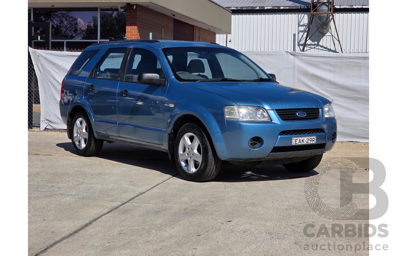 6/2005 Ford Territory TS (4x4) SX 4d Wagon Blue 4.0L