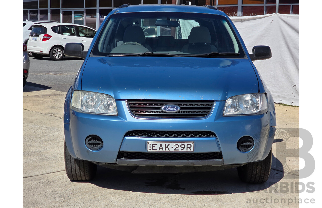 6/2005 Ford Territory TS (4x4) SX 4d Wagon Blue 4.0L
