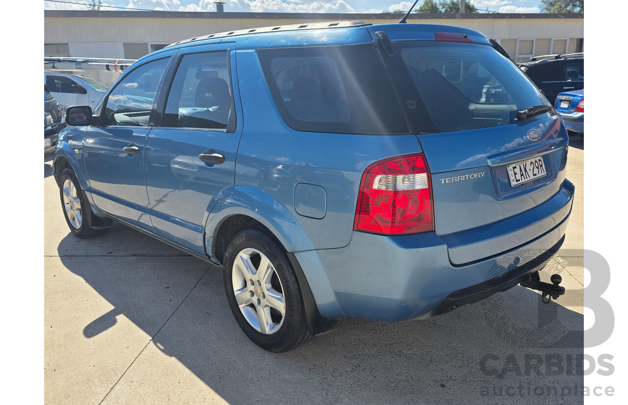 6/2005 Ford Territory TS (4x4) SX 4d Wagon Blue 4.0L