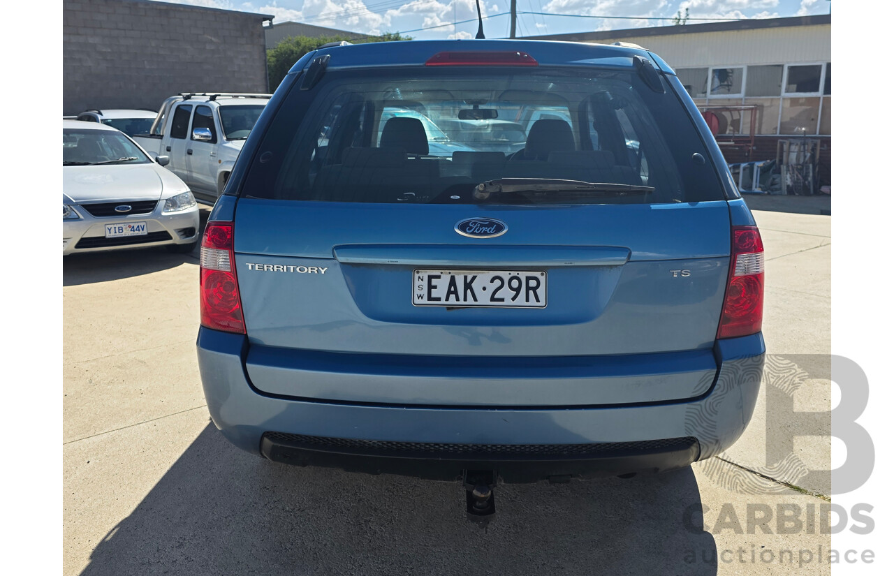 6/2005 Ford Territory TS (4x4) SX 4d Wagon Blue 4.0L