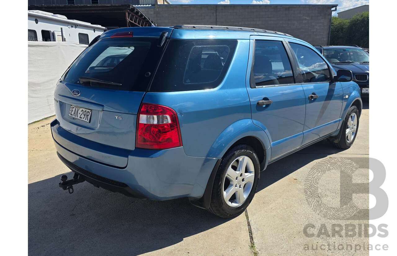 6/2005 Ford Territory TS (4x4) SX 4d Wagon Blue 4.0L