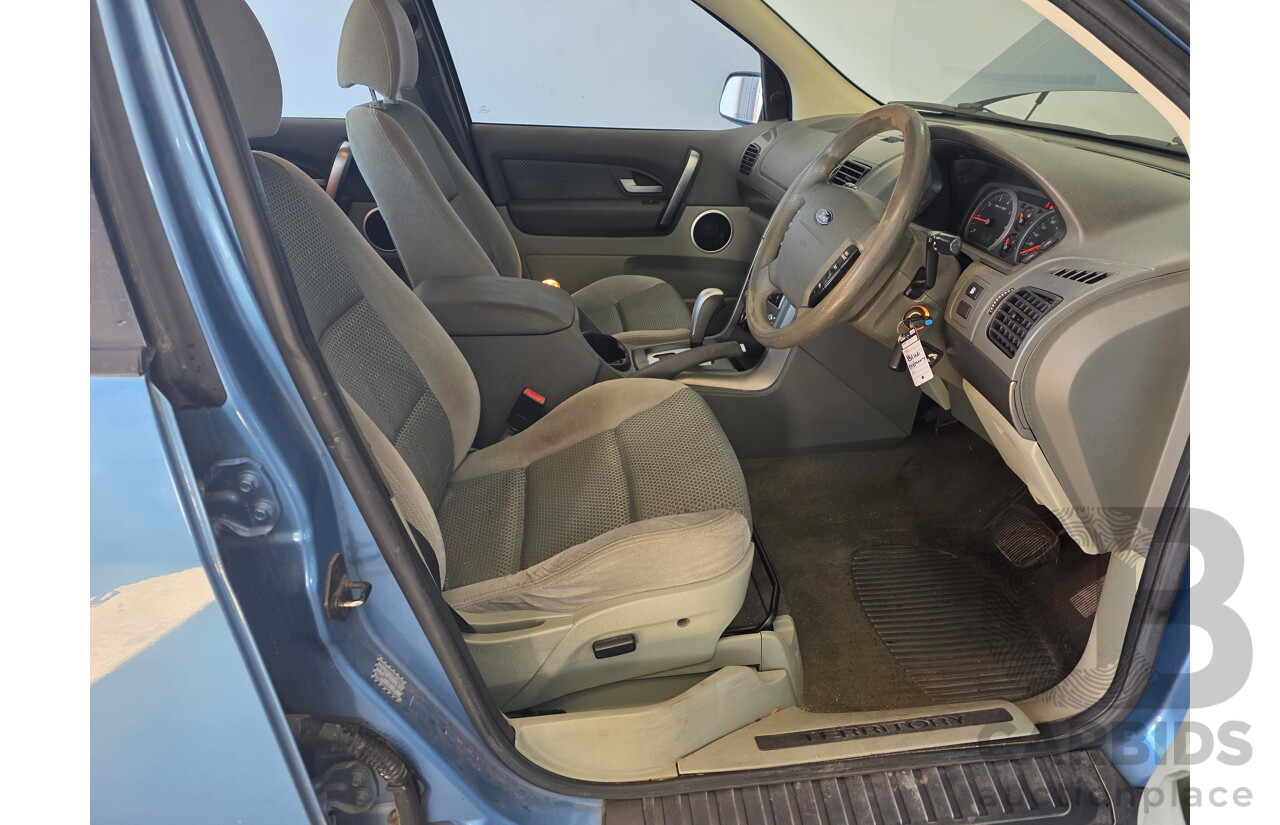 6/2005 Ford Territory TS (4x4) SX 4d Wagon Blue 4.0L