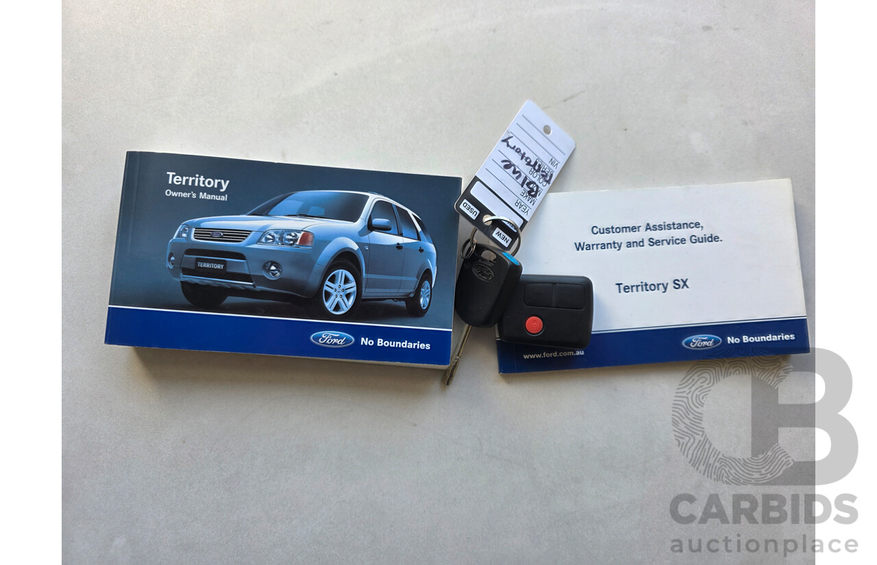 6/2005 Ford Territory TS (4x4) SX 4d Wagon Blue 4.0L