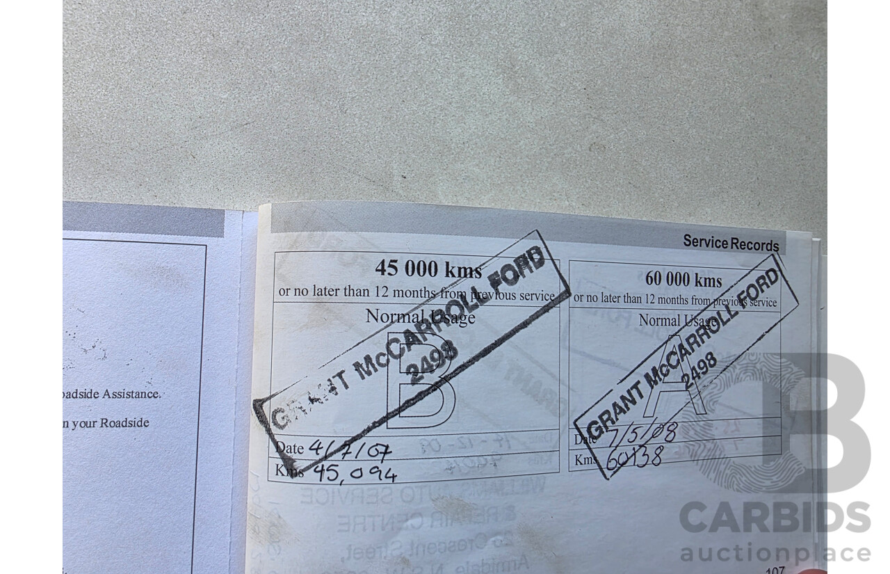 6/2005 Ford Territory TS (4x4) SX 4d Wagon Blue 4.0L