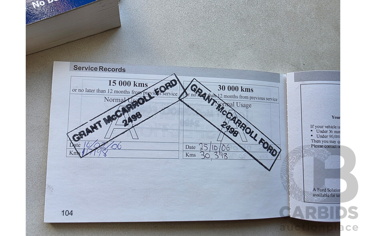 6/2005 Ford Territory TS (4x4) SX 4d Wagon Blue 4.0L