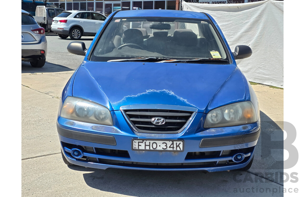 1/2004 Hyundai Elantra 2.0 HVT XD 4d Sedan Blue 2.0L