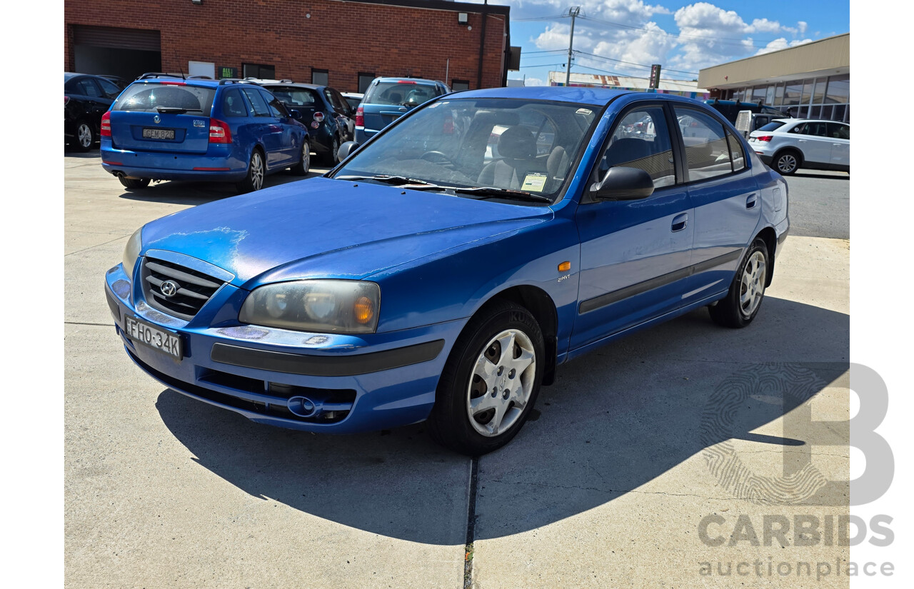 1/2004 Hyundai Elantra 2.0 HVT XD 4d Sedan Blue 2.0L