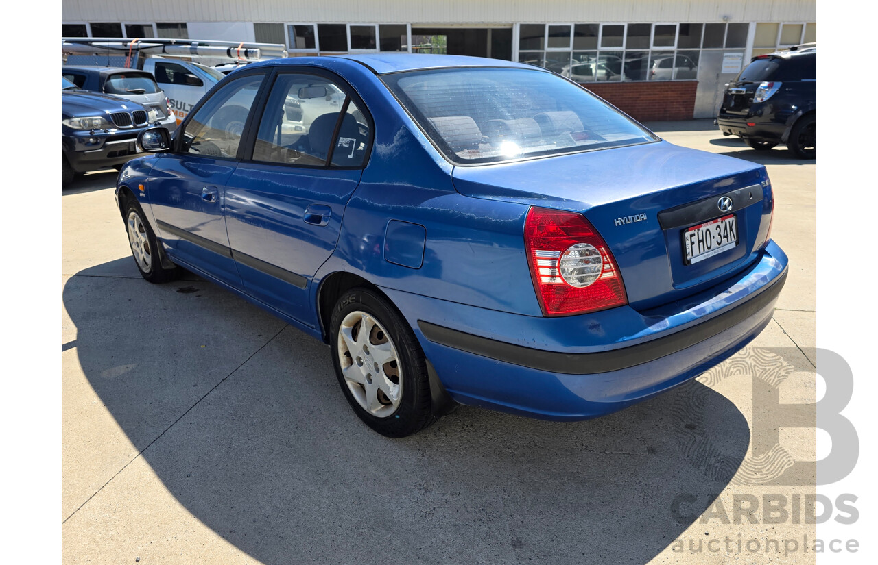 1/2004 Hyundai Elantra 2.0 HVT XD 4d Sedan Blue 2.0L