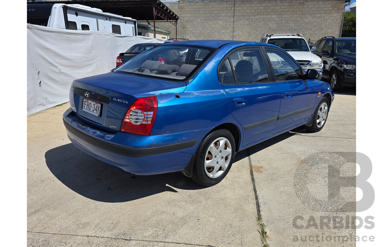 1/2004 Hyundai Elantra 2.0 HVT XD 4d Sedan Blue 2.0L