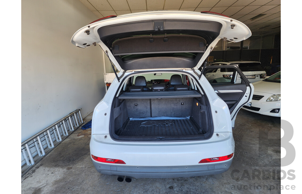 7/2013 Audi Q3 2.0 TFSI Quattro (125kw) 8U 4d Wagon White 2.0L