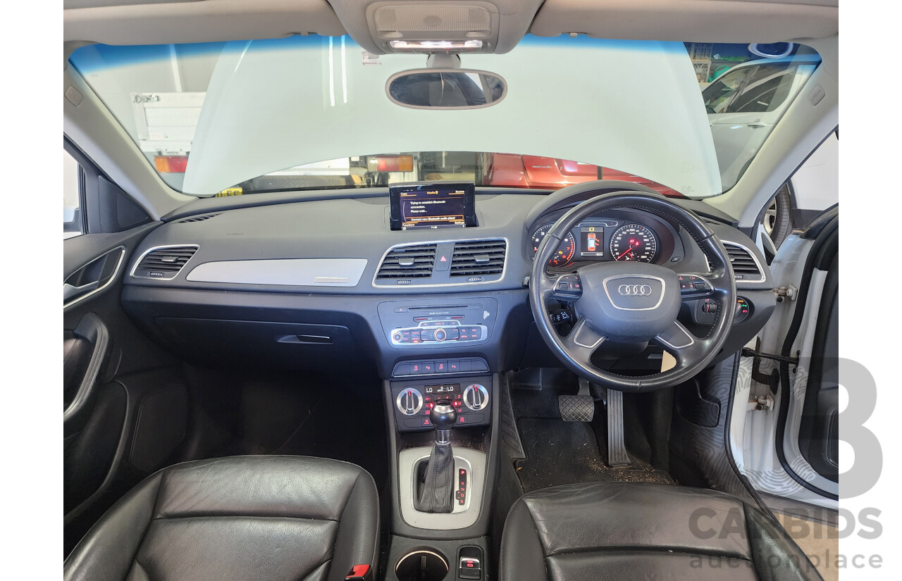 7/2013 Audi Q3 2.0 TFSI Quattro (125kw) 8U 4d Wagon White 2.0L