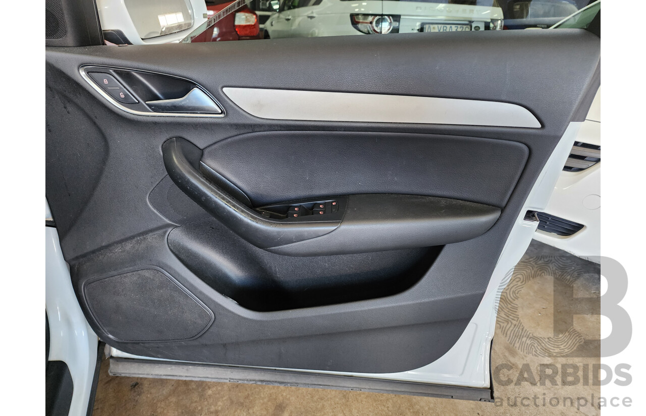 7/2013 Audi Q3 2.0 TFSI Quattro (125kw) 8U 4d Wagon White 2.0L