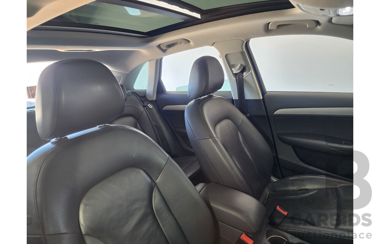 7/2013 Audi Q3 2.0 TFSI Quattro (125kw) 8U 4d Wagon White 2.0L