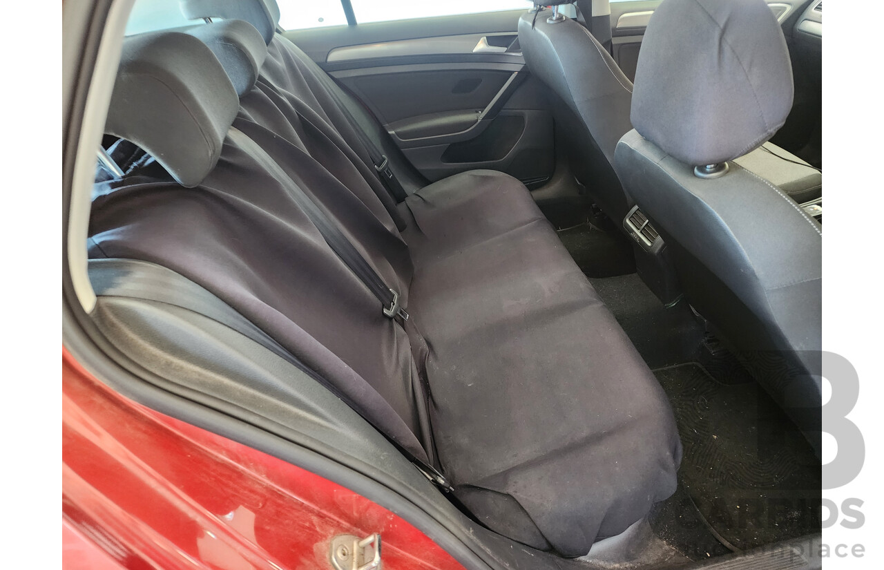 3/2015 Volkswagen Golf 90 TSI AU MY15 5d Hatchback Red 1.4L