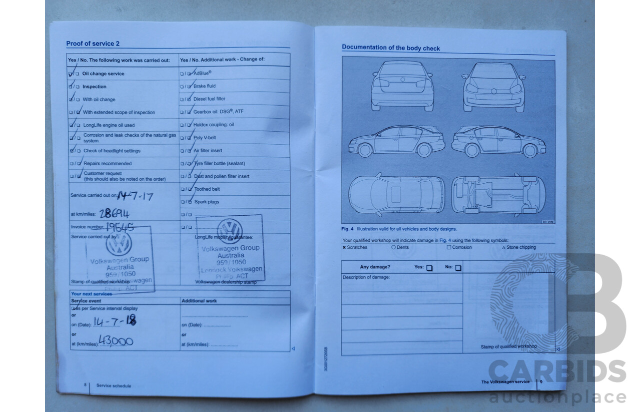 3/2015 Volkswagen Golf 90 TSI AU MY15 5d Hatchback Red 1.4L