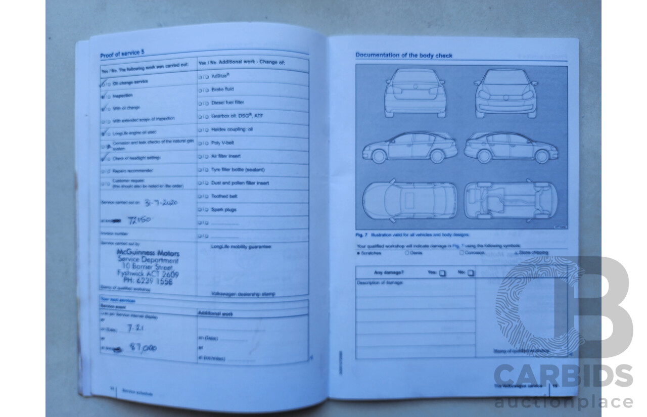 3/2015 Volkswagen Golf 90 TSI AU MY15 5d Hatchback Red 1.4L